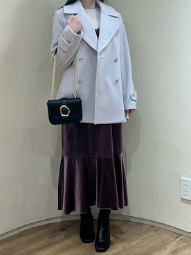 「MISCH MASCH（ミッシュマッシュ）のアイテム」を使った、アトレ川崎店さん（レディース・158cm）の冬コーディネート