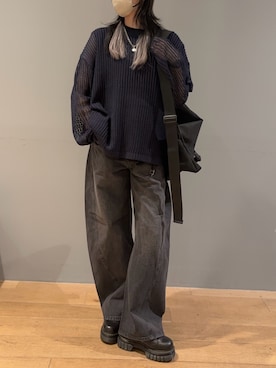 「COLONY 2139（コロニートゥーワンスリーナイン）のアイテム（Tシャツ/カットソー）」を使った、minneyu0さん（レディース・168cm）の秋コーディネート