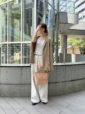 「IACUCCI（イアクッチ）のアイテム」を使った、yuukaさん（レディース・166cm）の夏コーディネート