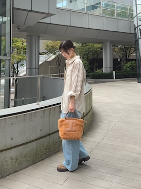 「アイテム（バッグ）」を使った、yuukaさん（レディース・166cm）の夏コーディネート
