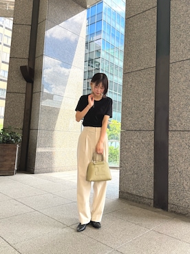 「アイテム（バッグ）」を使った、yuukaさん（レディース・166cm）の夏コーディネート