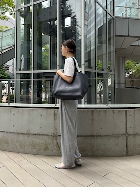 「アイテム（バッグ）」を使った、yuukaさん（レディース・166cm）の夏コーディネート