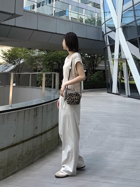「アイテム（バッグ）」を使った、yuukaさん（レディース・166cm）の夏コーディネート