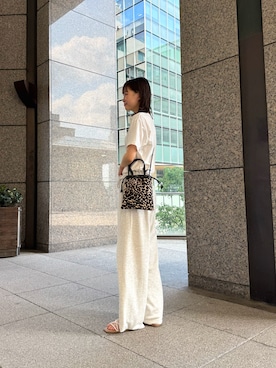 「アイテム（バッグ）」を使った、yuukaさん（レディース・166cm）の夏コーディネート
