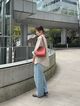 「アイテム（バッグ）」を使った、yuukaさん（レディース・166cm）の夏コーディネート