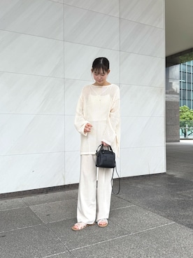 「アイテム（バッグ）」を使った、yuukaさん（レディース・166cm）の夏コーディネート