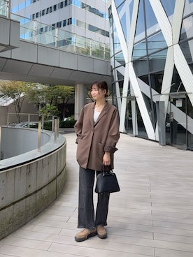 「アイテム（ボストンバッグ）」を使った、yuukaさん（レディース・166cm）の夏コーディネート
