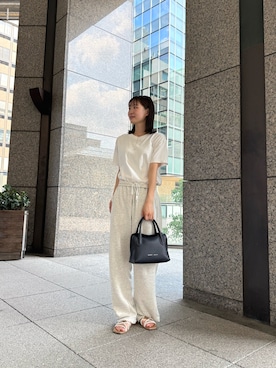 「アイテム（バッグ）」を使った、yuukaさん（レディース・166cm）の夏コーディネート