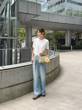 「アイテム（バッグ）」を使った、yuukaさん（レディース・166cm）の夏コーディネート