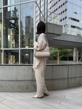 「IACUCCI（イアクッチ）のアイテム」を使った、yuukaさん（レディース・166cm）の夏コーディネート