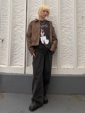 AMANEさん（レディース・163cm）の冬コーディネート