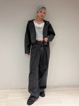 AMANEさん(レディース・163cm)の冬コーディネート