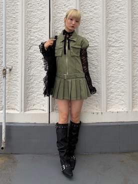 AMANEさん（レディース・163cm）の春コーディネート