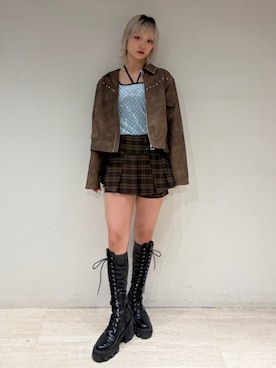 AMANEさん（レディース・163cm）の冬コーディネート