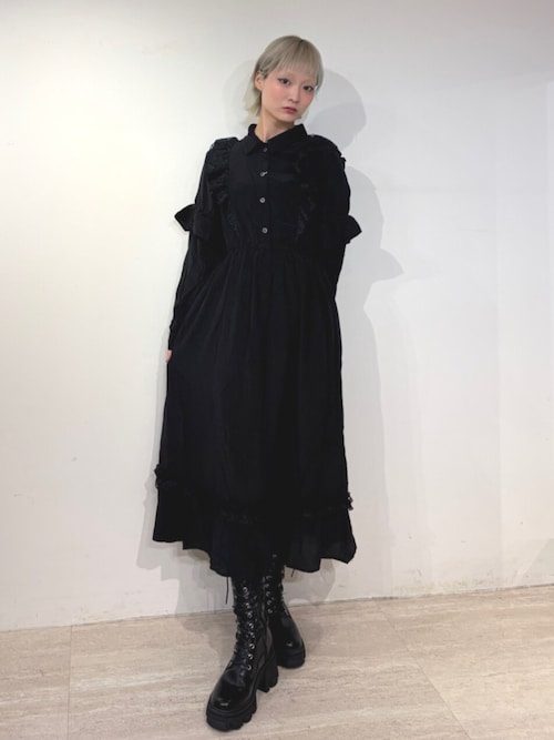 jouetie（ジュエティ） ワンピース ラッフルフリルロングワンピース