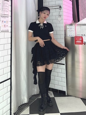 「jouetie（ジュエティ）のアイテム（財布/小物）」を使った、AMANEさん（レディース・163cm）の春コーディネート