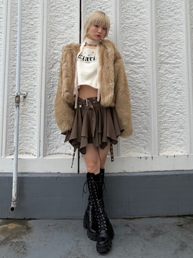 AMANEさん（レディース・163cm）の冬コーディネート