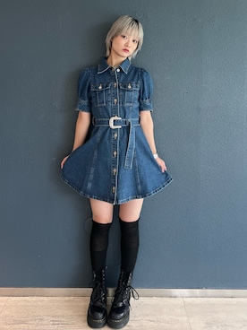 「jouetie（ジュエティ）のアイテム」を使った、AMANEさん（レディース・163cm）の夏コーディネート