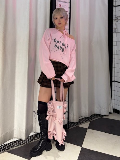 ベロアリボントートバッグ A4サイズ（トートバッグ）｜jouetie