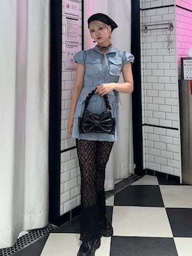 「jouetie（ジュエティ）のアイテム（財布/小物）」を使った、AMANEさん（レディース・163cm）の春コーディネート