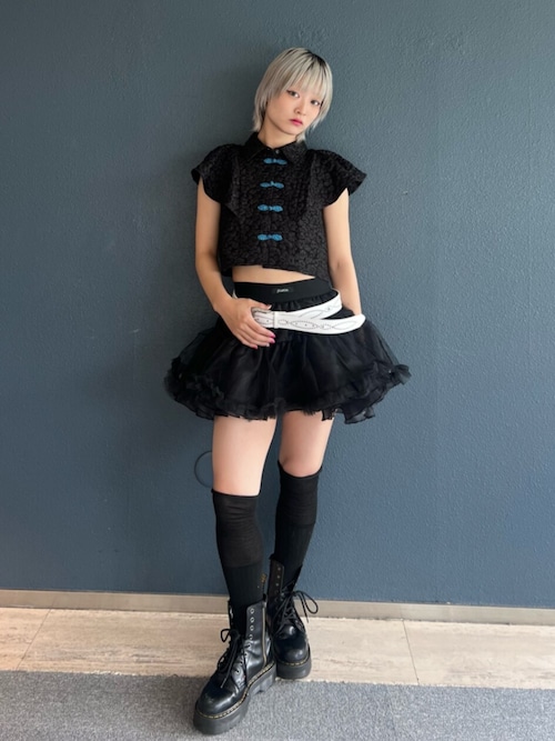 セール】フレアスリーブチャイナブラウス（シャツ/ブラウス）｜jouetie