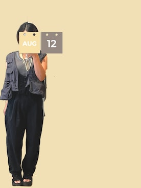 「アイテム（その他トップス）」を使った、はちさん（レディース・154cm・30代）の夏コーディネート