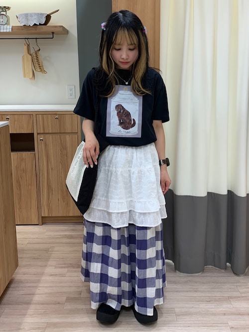 SM2【miyuki matsuo×Samansa Mos2】タックTシャツ新品 セール】 【miyuki matsuo×Samansa Mos2】タックTシャツ（オフ