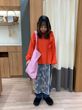 つさん（レディース・152cm）の冬コーディネート