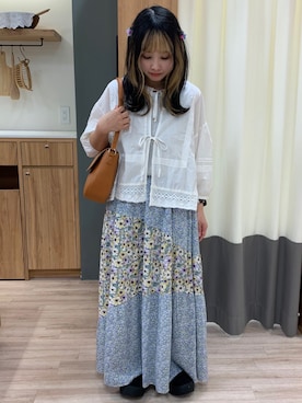 「Samansa Mos2（サマンサ モスモス）のアイテム」を使った、つさん（レディース・152cm）の春コーディネート