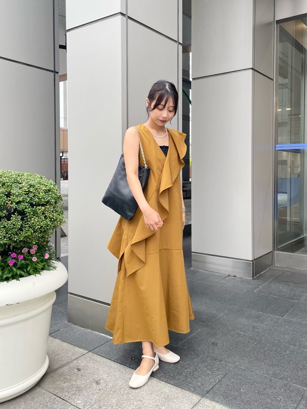 ノースリフリルドレス【SUM1 STYLE(スミスタイル)】を使った人気  