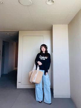 「JOURNAL STANDARD relume（ジャーナルスタンダード　レリューム）のアイテム（トップス）」を使った、miyu.uさん（骨格ストレート・レディース・152cm）の春コーディネート