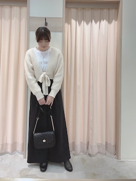 「Te chichi TERRASSE（テチチテラス）のアイテム」を使った、ʚ モトヤマɞさん（骨格ウェーブ・レディース・160cm）の秋コーディネート