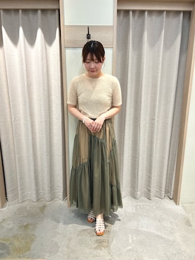 「Te chichi（テチチ）のアイテム」を使った、ʚ モトヤマɞさん（骨格ウェーブ・レディース・160cm）の夏コーディネート