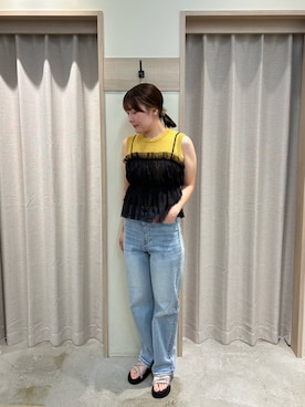 「Te chichi（テチチ）のアイテム」を使った、ʚ モトヤマɞさん（骨格ウェーブ・レディース・160cm）の夏コーディネート