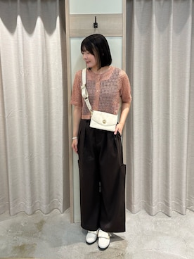 「Te chichi TERRASSE（テチチテラス）のアイテム」を使った、ʚ モトヤマɞさん（骨格ウェーブ・レディース・160cm）の秋コーディネート