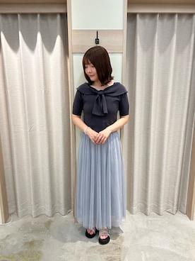 「Te chichi（テチチ）のアイテム」を使った、ʚ モトヤマɞさん（骨格ウェーブ・レディース・160cm）の夏コーディネート