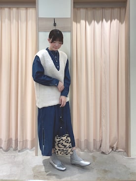 「アイテム（ワンピース/ドレス）」を使った、ʚ モトヤマɞさん（レディース・160cm・20代）の秋コーディネート