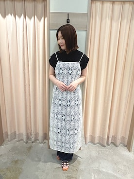 「Te chichi（テチチ）のアイテム」を使った、ʚ モトヤマɞさん（骨格ウェーブ・レディース・160cm）の夏コーディネート