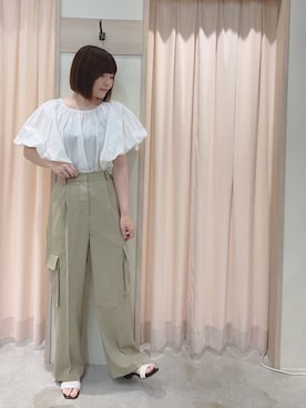 「Te chichi（テチチ）のアイテム」を使った、ʚ モトヤマɞさん（骨格ウェーブ・レディース・160cm）の夏コーディネート