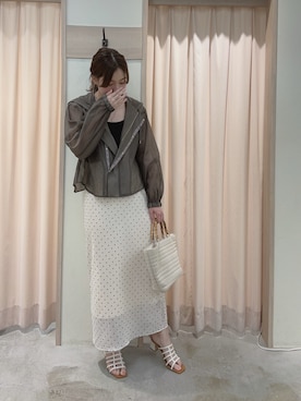 「Te chichi（テチチ）のアイテム」を使った、ʚ モトヤマɞさん（骨格ウェーブ・レディース・160cm）の春コーディネート