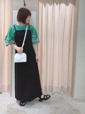 「アイテム（ワンピース/ドレス）」を使った、ʚ モトヤマɞさん（レディース・160cm・20代）の夏コーディネート