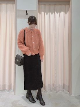 「Te chichi TERRASSE（テチチテラス）のアイテム」を使った、ʚ モトヤマɞさん（骨格ウェーブ・レディース・160cm）の冬コーディネート