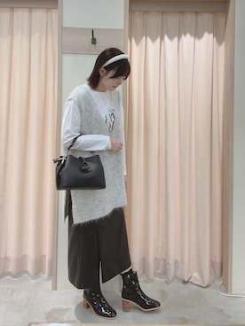 「Te chichi（テチチ）のアイテム」を使った、ʚ モトヤマɞさん（骨格ウェーブ・レディース・160cm）の秋コーディネート