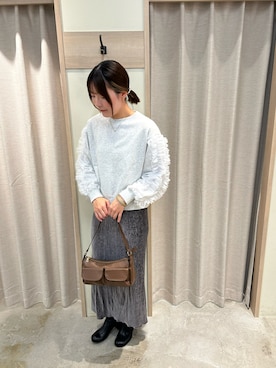 「Te chichi TERRASSE（テチチテラス）のアイテム」を使った、ʚ モトヤマɞさん（骨格ウェーブ・レディース・160cm）の秋コーディネート