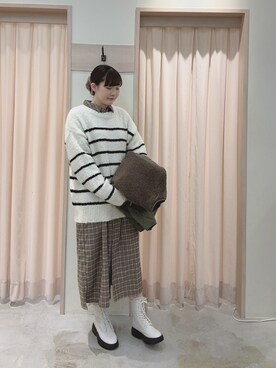 「アイテム（ワンピース/ドレス）」を使った、ʚ モトヤマɞさん（レディース・160cm・20代）の冬コーディネート