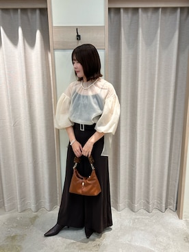 「Te chichi（テチチ）のアイテム」を使った、ʚ モトヤマɞさん（骨格ウェーブ・レディース・160cm）の秋コーディネート