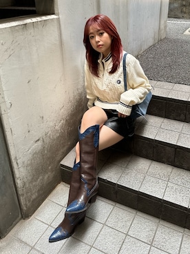 藤岡真央さん(レディース・154cm)の夏コーディネート