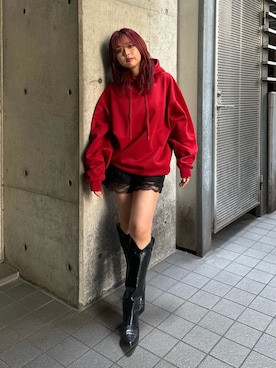 藤岡真央さん（レディース・154cm）の夏コーディネート