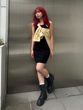 藤岡真央さん（レディース・154cm）の春コーディネート