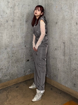 藤岡真央さん（レディース・154cm）の春コーディネート